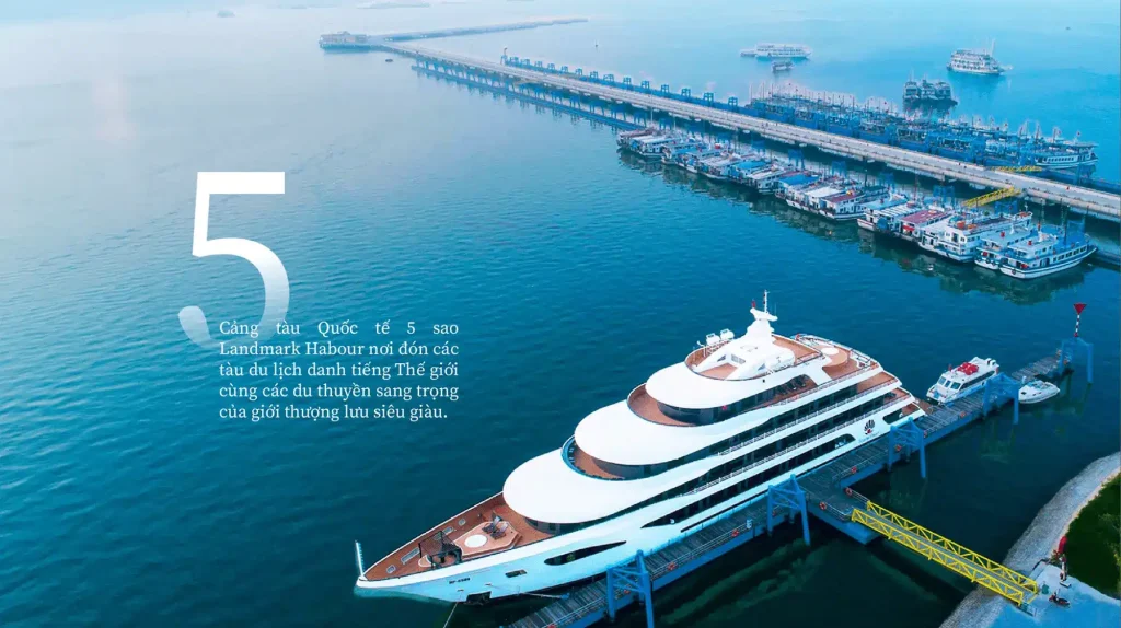 Cảng tàu quốc tế Landmark Harbour tại Vinhomes Green Paradise