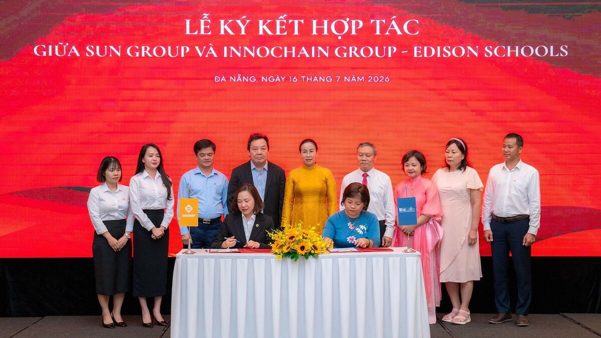 Lễ ký kết hợp tác giữa Sun Group và Innochain Group tại Đà Nẵng ngày 16/7