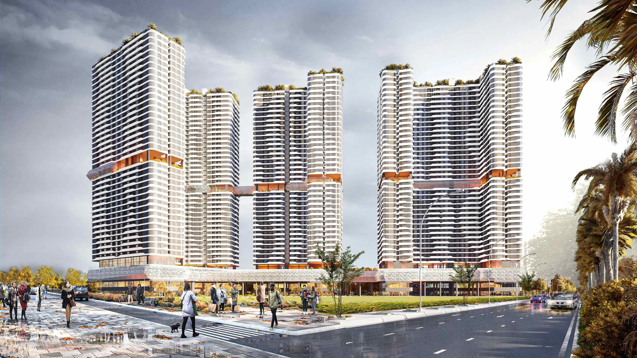 Phối cảnh dự án Norton Park Thuận An mặt tiền Quốc lộ 13