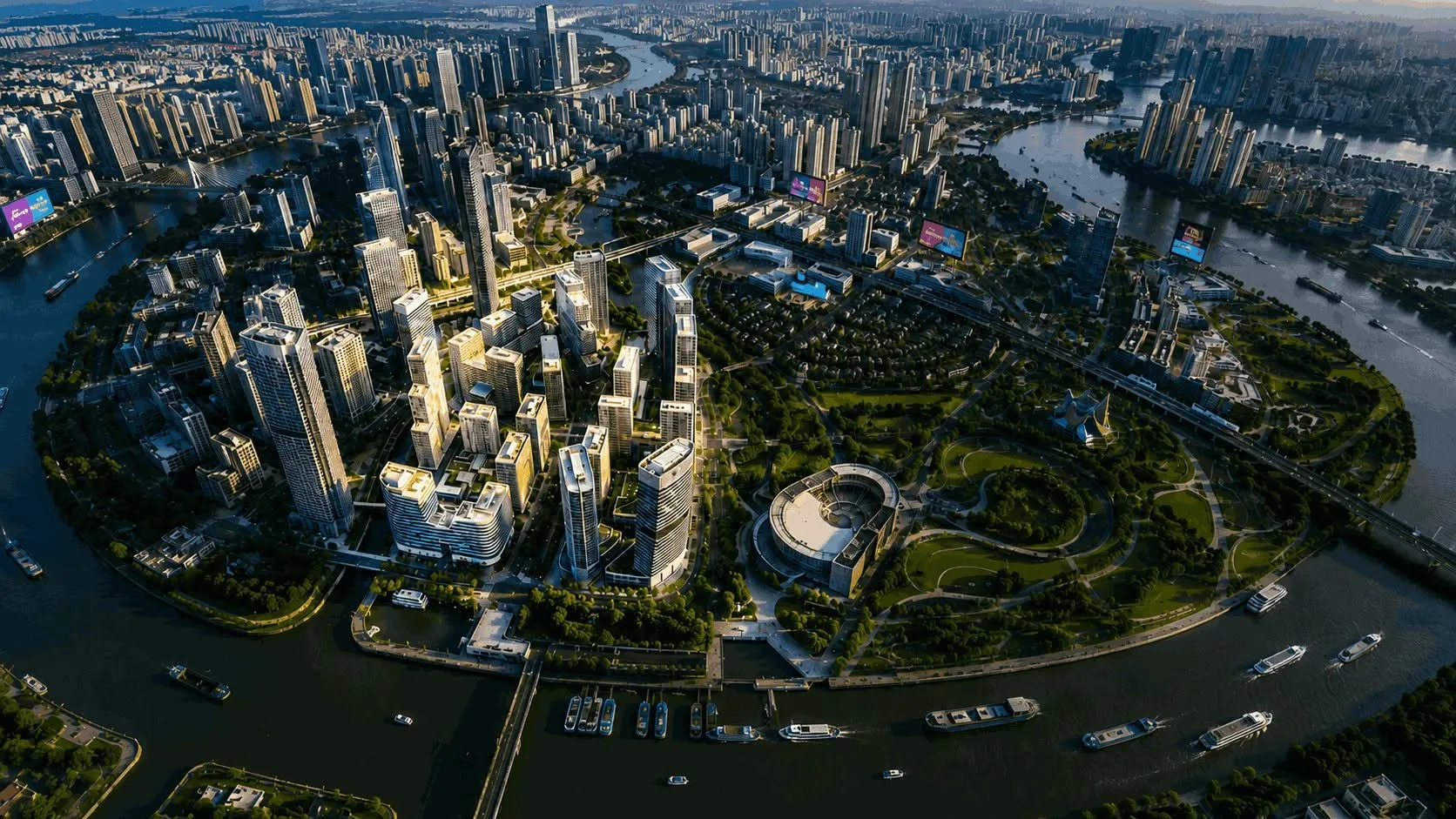 Phối cảnh dự án Sun Thủ Thiêm nằm bên sông Sài Gòn, khu Đông TP.HCM